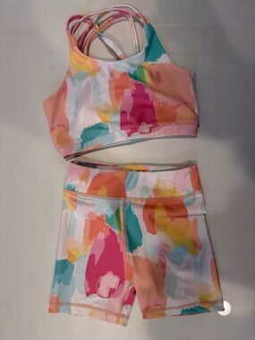 SweetHoney Pastel Multi-Color Swim Top